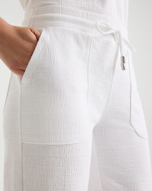 Zenergy Crosshatch Knit Cropped Pants - image 4